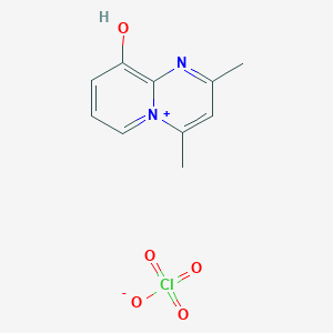 9-Hydroxy-2,4-dimethylpyrido[1,2-a]pyrimidin-5-ium PerchlorateͼƬ