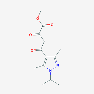 methyl 4-[3,5-dimethyl-1-(propan-2-yl)-1H-pyrazol-4-yl]-2,4-dioxobutanoateͼƬ