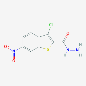 3-Chloro-6-nitro-1-benzothiophene-2-carbohydrazideͼƬ