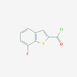 7-Fluoro-1-benzothiophene-2-carbonyl chlorideͼƬ