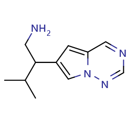 3-methyl-2-{pyrrolo[2,1-f][1,2,4]triazin-6-yl}butan-1-amineͼƬ