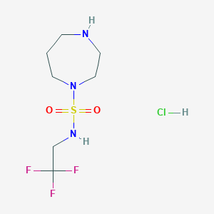 N-(2,2,2-trifluoroethyl)-1,4-diazepane-1-sulfonamide hydrochlorideͼƬ