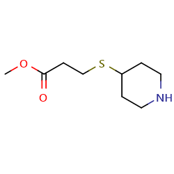 methyl3-(piperidin-4-ylsulfanyl)propanoateͼƬ