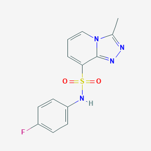 N-(4-fluorophenyl)-3-methyl[1,2,4]triazolo[4,3-a]pyridine-8-sulfonamideͼƬ