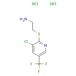 2-{[3-chloro-5-(trifluoromethyl)pyridin-2-yl]sulfanyl}ethan-1-aminedihydrochlorideͼƬ