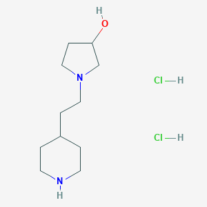 1-[2-(4-Piperidinyl)ethyl]-3-pyrrolidinoldihydrochlorideͼƬ