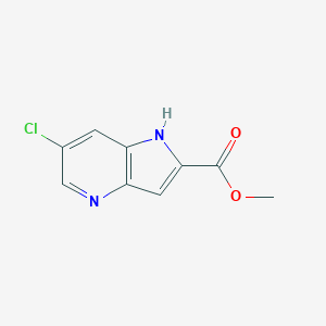 Methyl6-chloro-1H-pyrrolo[3,2-b]pyridine-2-carboxylateͼƬ