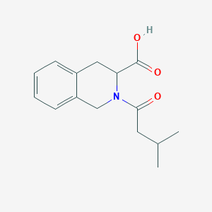 2-(3-Methylbutanoyl)-1,2,3,4-tetrahydroisoquinoline-3-carboxylic AcidͼƬ