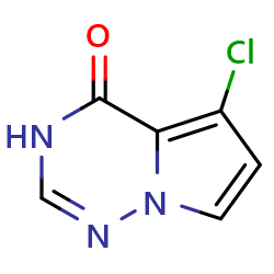 5-Chloropyrrolo[2,1-f][1,2,4]triazin-4(1H)-oneͼƬ