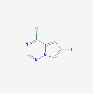 4-Chloro-6-iodopyrrolo[2,1-f][1,2,4]triazineͼƬ