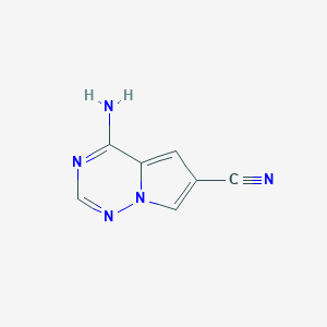 4-Aminopyrrolo[2,1-F][1,2,4]triazine-6-carbonitrileͼƬ