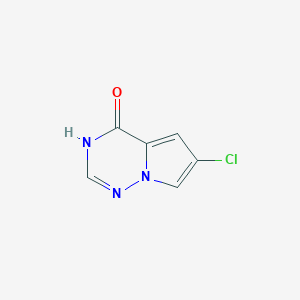 6-Chloropyrrolo[2,1-f][1,2,4]triazin-4(3H)-oneͼƬ