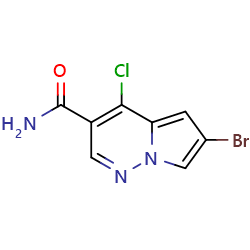 6-Bromo-4-chloropyrrolo[1,2-b]pyridazine-3-carboxamideͼƬ