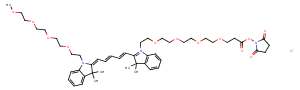 N-(m-PEG4)-N'-(PEG4-NHS ester)-Cy5ͼƬ