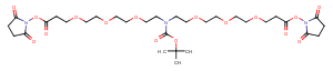 N-Boc-N-bis(PEG3-NHS ester)ͼƬ