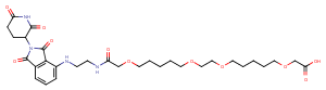 Pomalidomide-C2-amido-(C1-O-C5-O-C1)2-COOHͼƬ