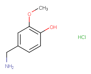 4-Hydroxy-3-methoxybenzylamine hydrochlorideͼƬ