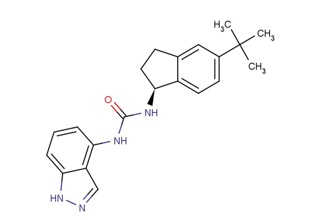 N-[(1S)-5-tert-butyl-2,3-dihydro-1H-inden-1-yl]-N'-1H-indazol-4-ylureaͼƬ