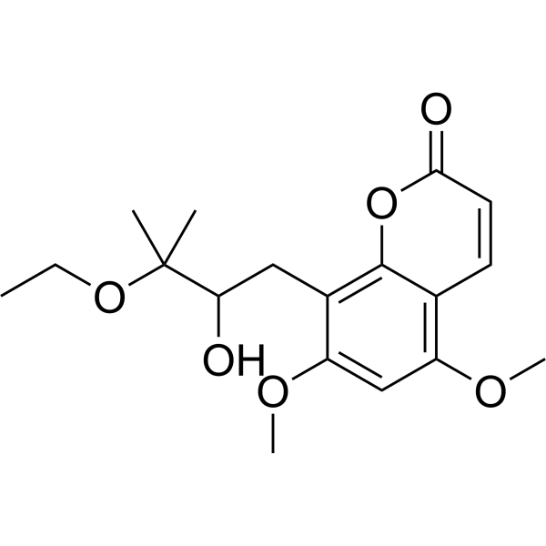 8-(3-Ethoxy-2-hydroxy-3-methylbutyl)-5,7-dimethoxy-2H-chromen-2-oneͼƬ