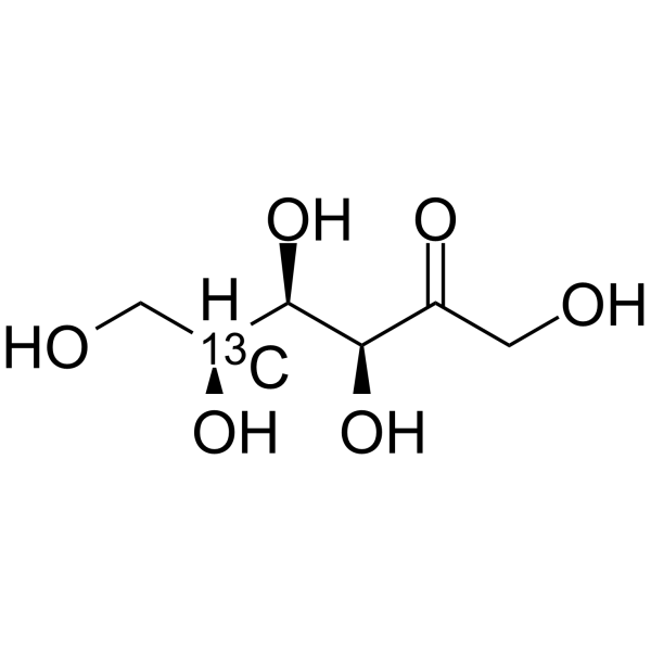 (3S,4R,5S)-1,3,4,5,6-Pentahydroxyhexan-2-one-13C-1ͼƬ