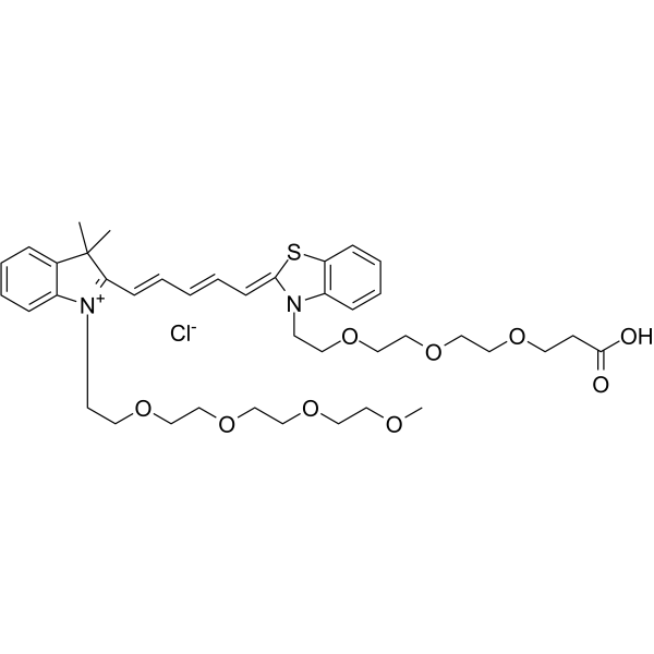 N-(m-PEG4)-3,3-Dimethyl-3H-indole-N'-(acid-PEG3)-benzothiazoleͼƬ