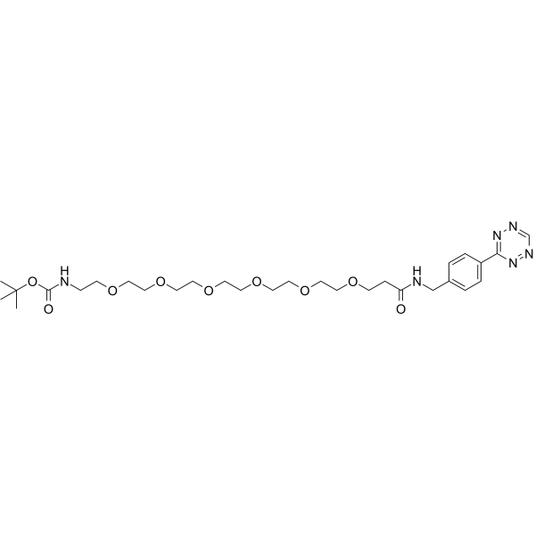 Tetrazine-Ph-NHCO-PEG6-NH-BocͼƬ