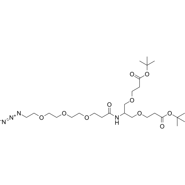 N-(Azido-PEG3)-N-bis(PEG1-t-butyl ester)ͼƬ