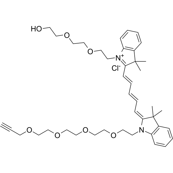 N-PEG3-N'-(propargyl-PEG4)-Cy5ͼƬ