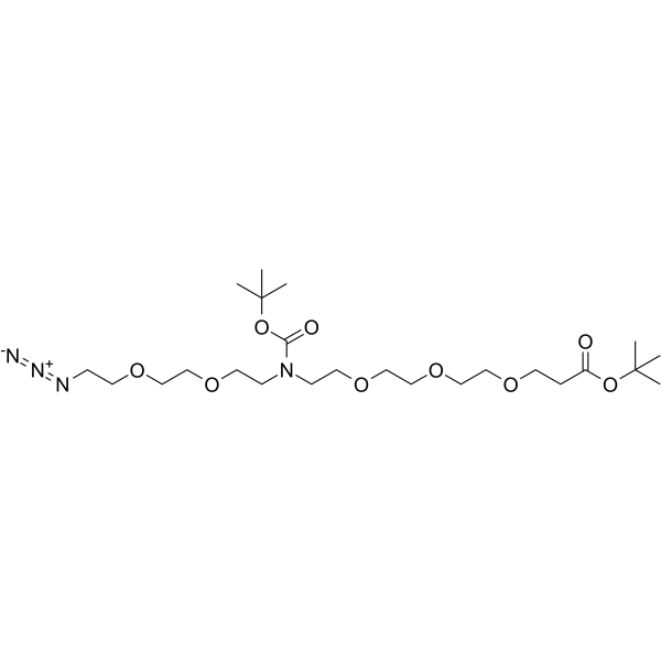 N-(Azido-PEG2)-N-Boc-PEG3-BocͼƬ