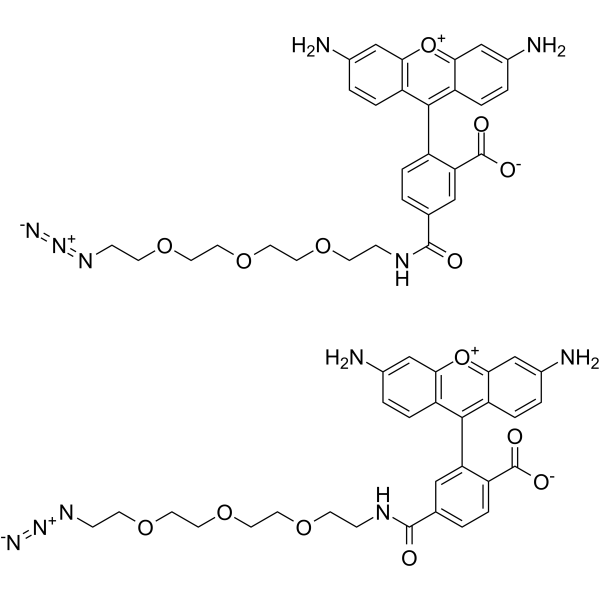 Carboxyrhodamine 110-PEG3-AzideͼƬ