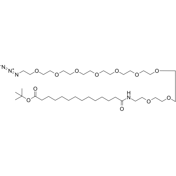 Azide-PEG9-amido-C12-BocͼƬ