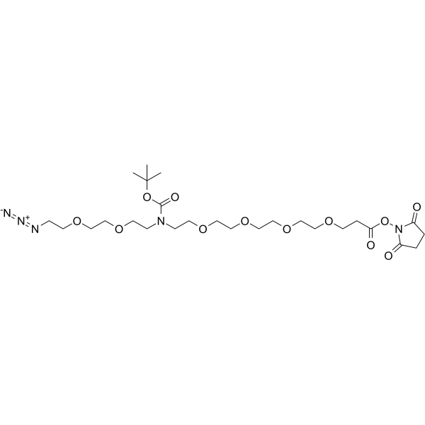 N-(Azido-PEG2)-N-Boc-PEG4-NHS esterͼƬ