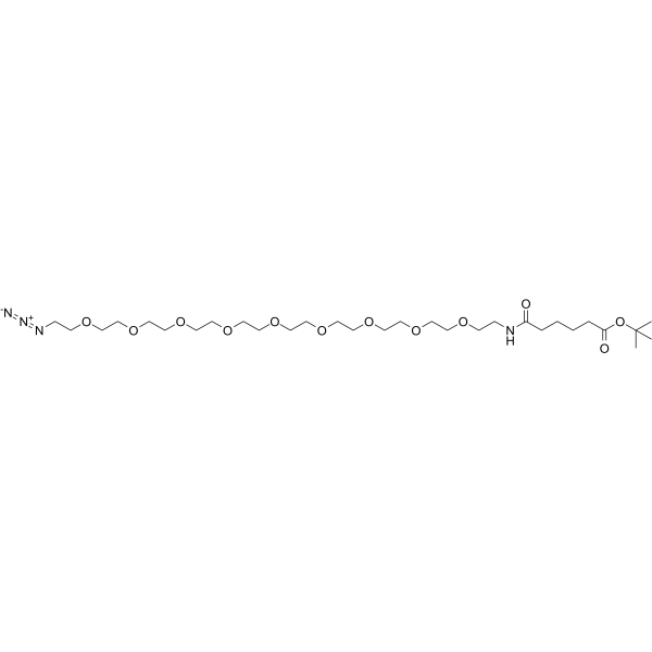 Azide-PEG9-amido-C4-BocͼƬ