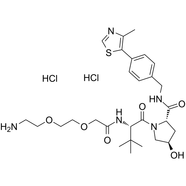 (S,R,S)-AHPC-PEG2-NH2 dihydrochlorideͼƬ