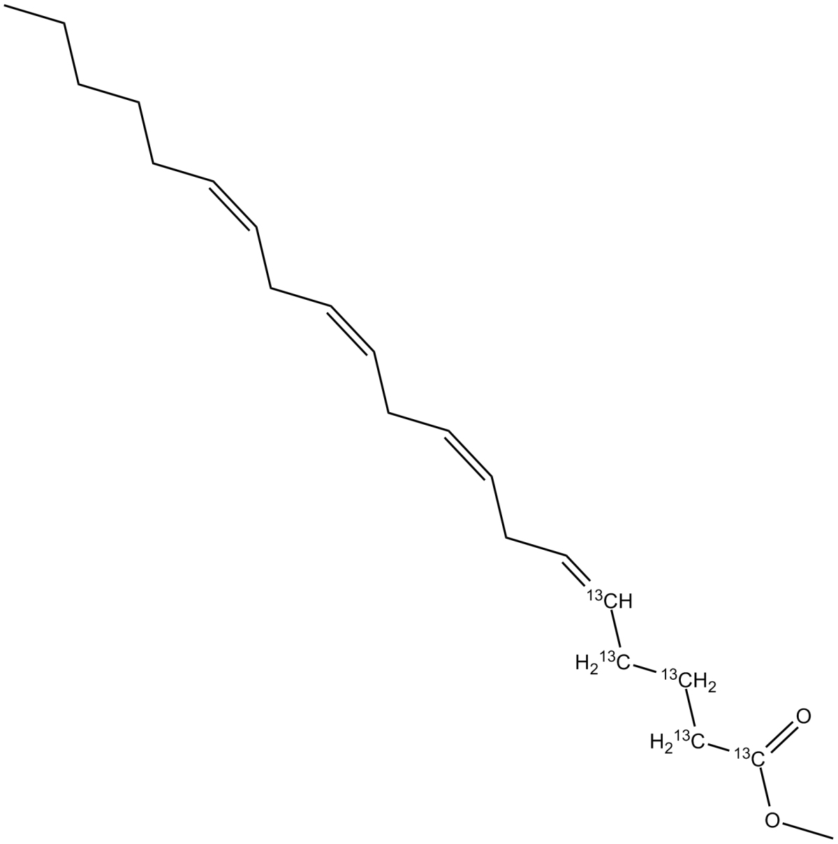 Arachidonic Acid methyl ester 1,2,3,4,5-13CͼƬ