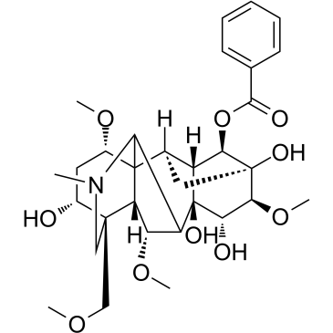 Benzoylmesaconine(Mesaconine 14-benzoate)ͼƬ