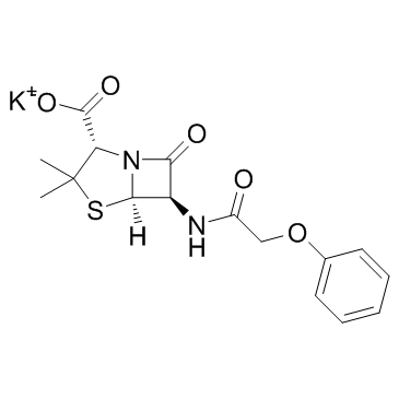 Penicillin V Potassium(Phenoxymethylpenicillin potassium salt)ͼƬ