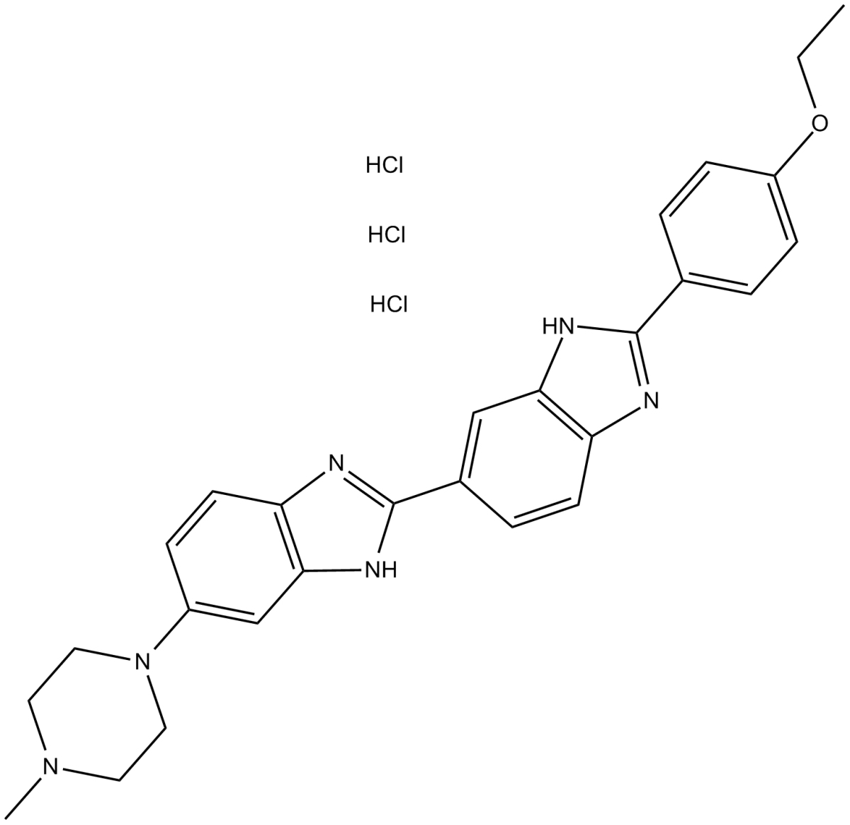 Hoechst 33342 trihydrochlorideͼƬ