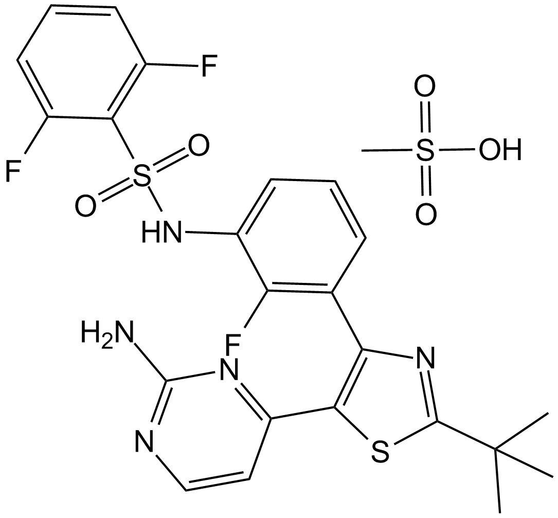 Dabrafenib Mesylate(GSK-2118436)ͼƬ