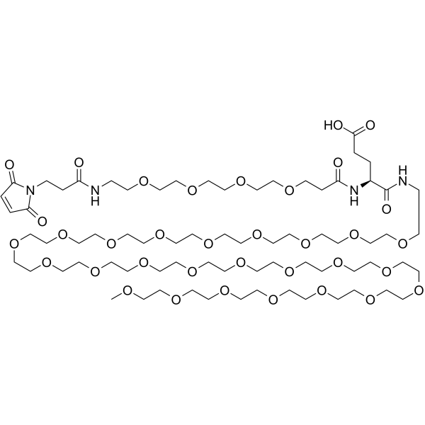 Mal-PEG4-Glu(OH)-NH-m-PEG24ͼƬ