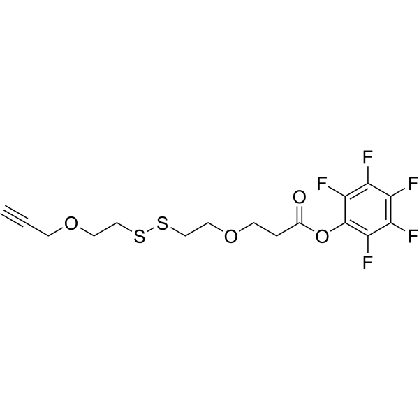 Propargyl-PEG1-SS-PEG1-PFP esterͼƬ