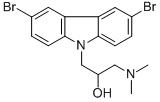 1-(3,6-dibromo-9H-carbazol-9-yl)-3-(dimethylamino)-2-propanol(5236849)ͼƬ