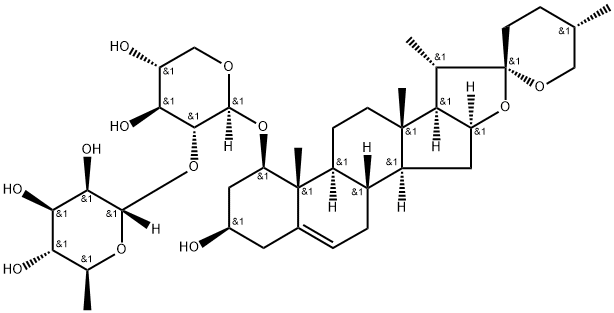 25(S)-Ruscogenin-1-O--L-rhamnopyranosyl(12)--D-xylopyranosideͼƬ