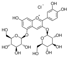 Cyanin chloride(Cyanidin-3,5-di-O-glucoside)ͼƬ