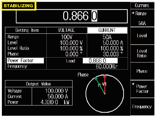 LS3300 Stabilizing Indication