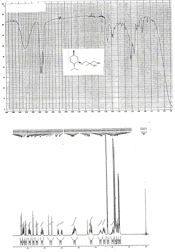 (l)-2-Methyl-3-[5-methyl-2-(1-methylethyl)cyclohexyl]oxy-1,2-propanediolͼ1