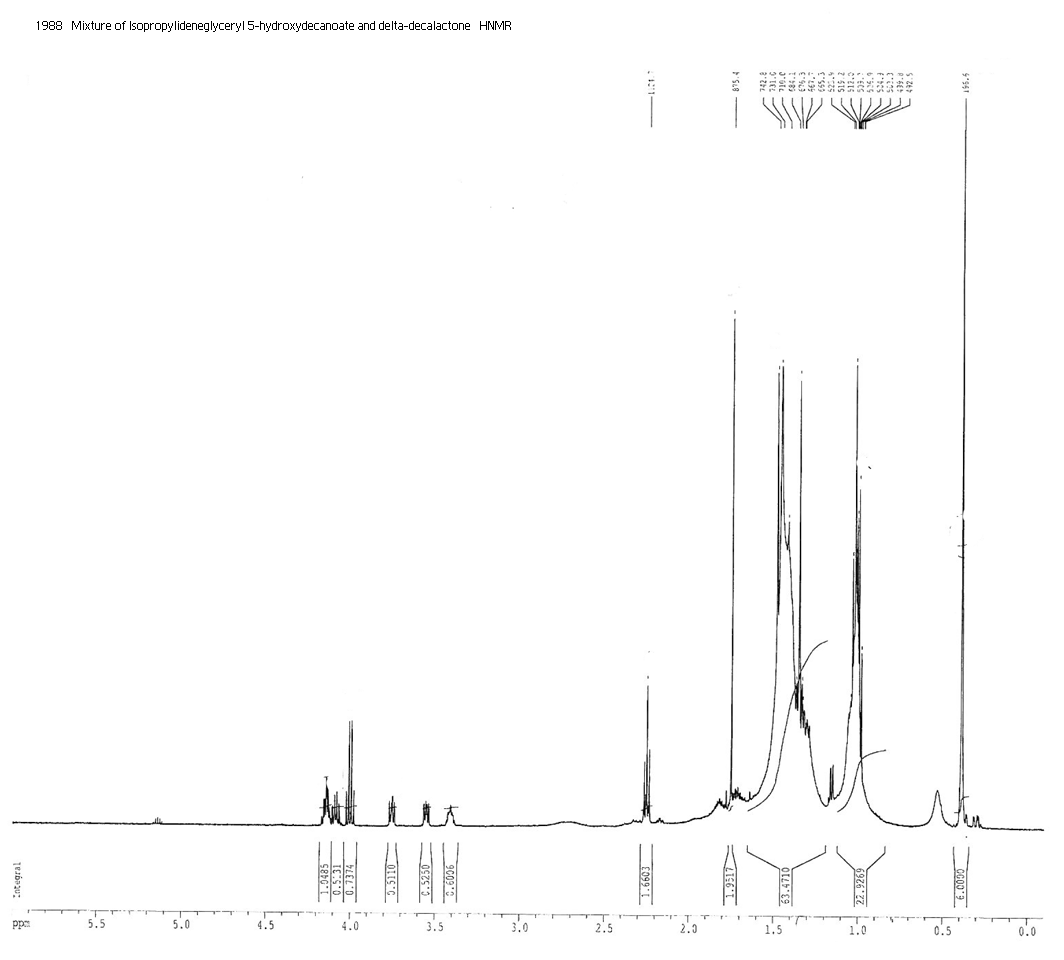 Decanoic acid, 5-hydroxy-, (2,2-dimethyl-1,3-dioxolan-4-yl)methyl esterͼ1