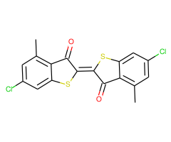 6,6'-Dichloro-4,4'-dimethyl-3H,3'H-[2,2'-bibenzo[b]thiophenylidene]-3,3'-dione