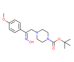 tert-butyl 4-[(2Z)-2-(hydroxyimino)-2-(4-methoxyphenyl)ethyl]piperazine-1-carboxylate