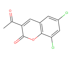 3-acetyl-6,8-dichloro-2H-chromen-2-one